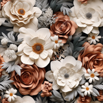 Load image into Gallery viewer, Neutral 3D Floral (Pre-order)
