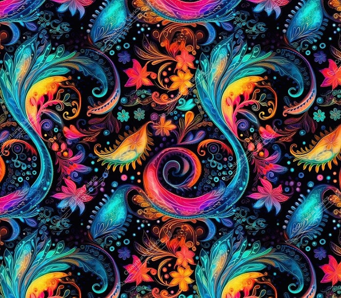 Neon Paisley (Pre-order)