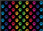 Load image into Gallery viewer, Scale for rainbow ombre paw prints
