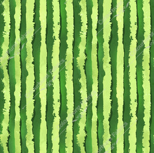 Green watermelon stripes seamless design for custom fabric printing onto our 22 bases