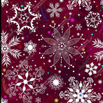 Load image into Gallery viewer, Deep Red Snowflakes (Pre-order)
