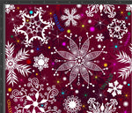 Load image into Gallery viewer, Deep Red Snowflakes (Pre-order)
